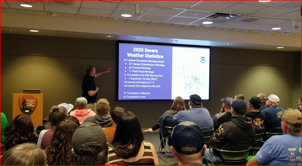 Observers play a key role in weather prediction and warning