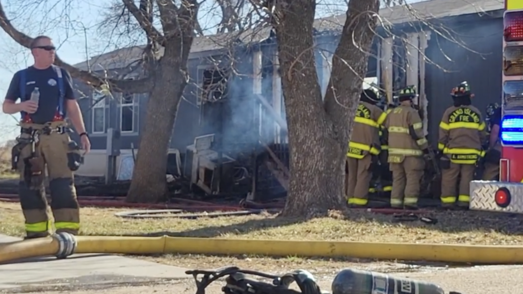 Mobile home fire reported in southwest Grand Island - Central NCN