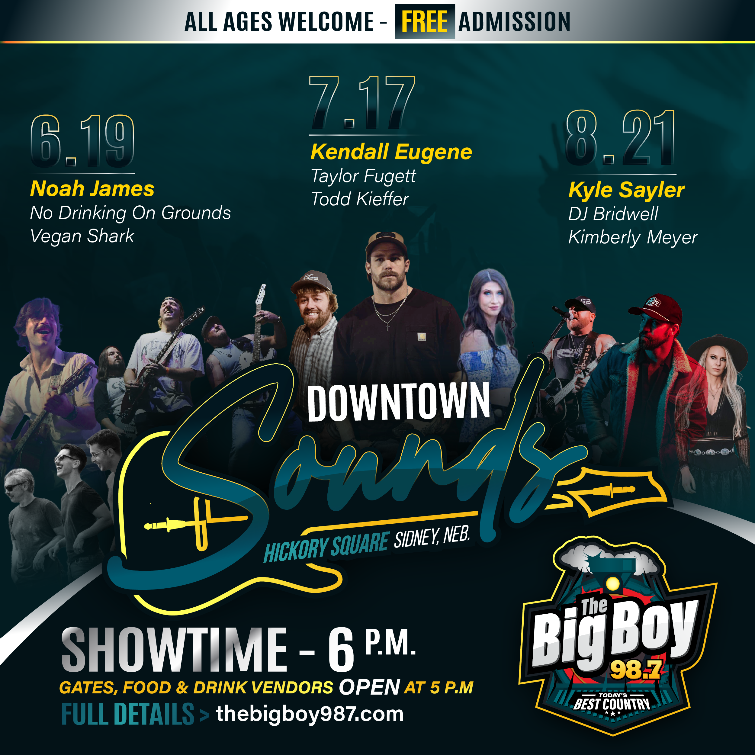 Downtown Sounds unveils all-new concert lineup for 2026 summer series in Sidney