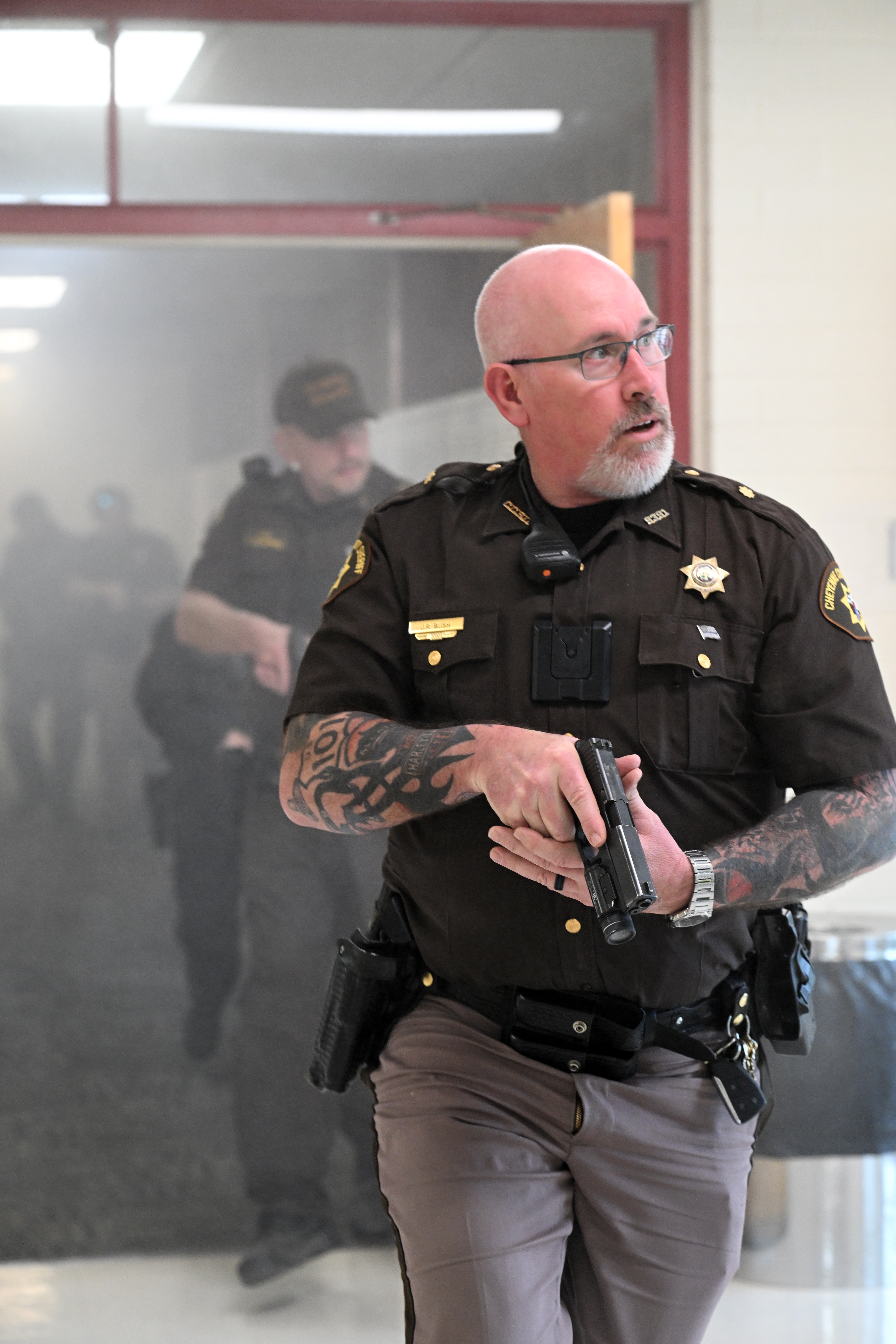 Multi-agencies conduct active shooter drill at Sidney High School ...