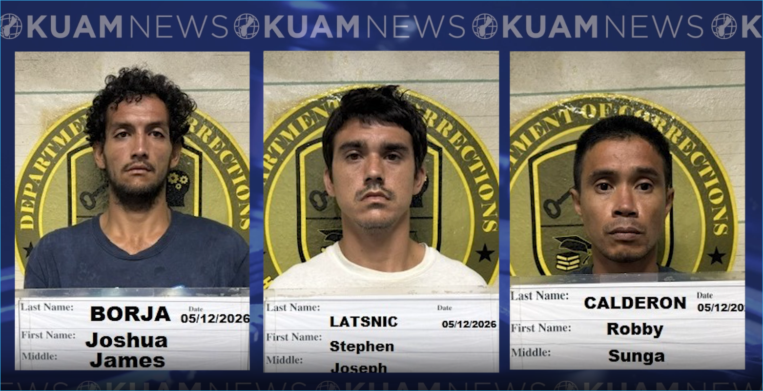 Three suspects arrested for burglarizing Clutch Guam's Hagatna studios