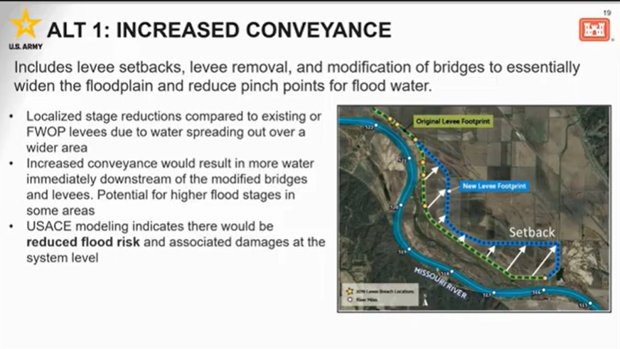 Missouri River study considers wider flood plain