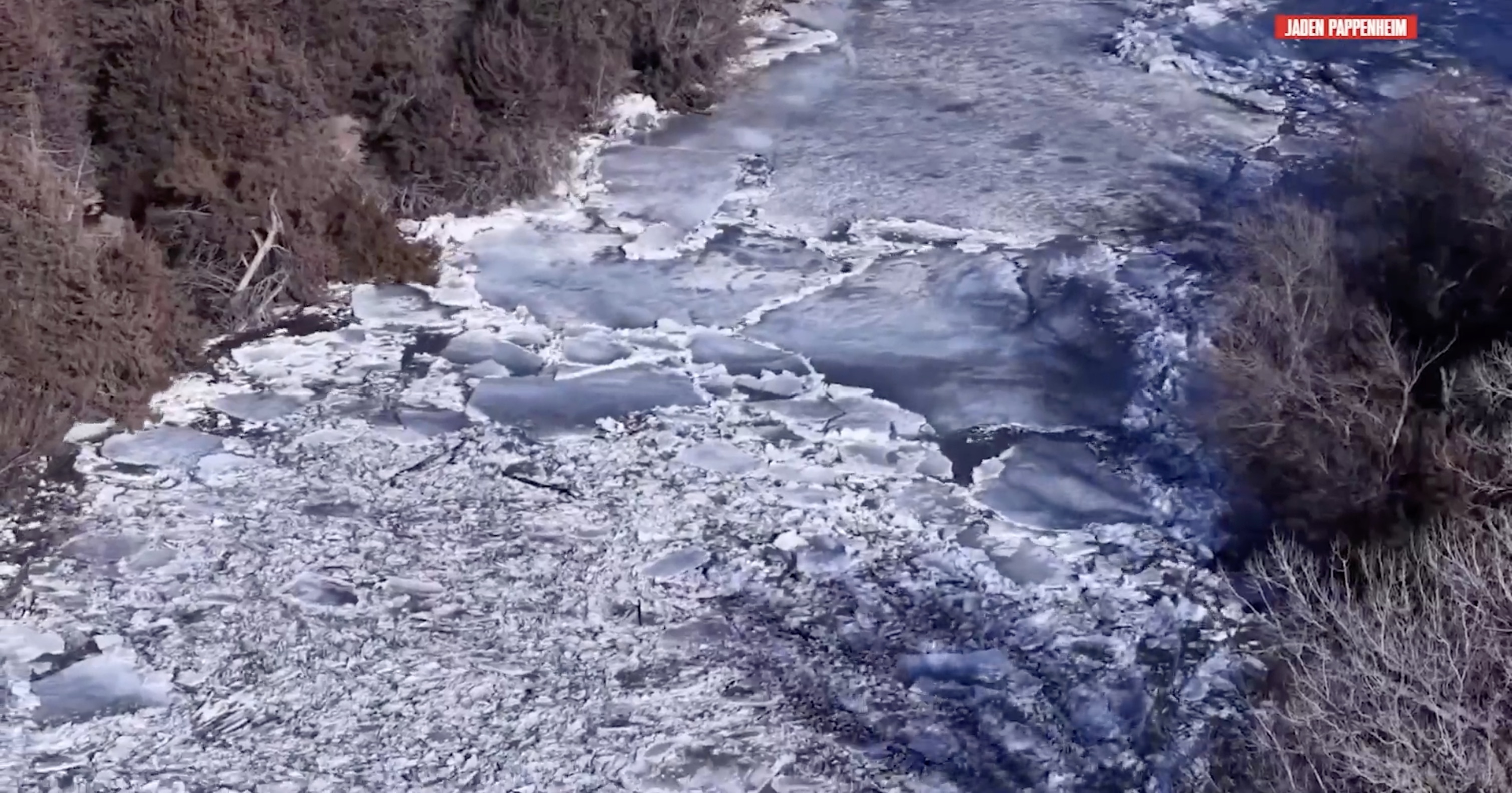 Ice jams raise river levels in central Nebraska