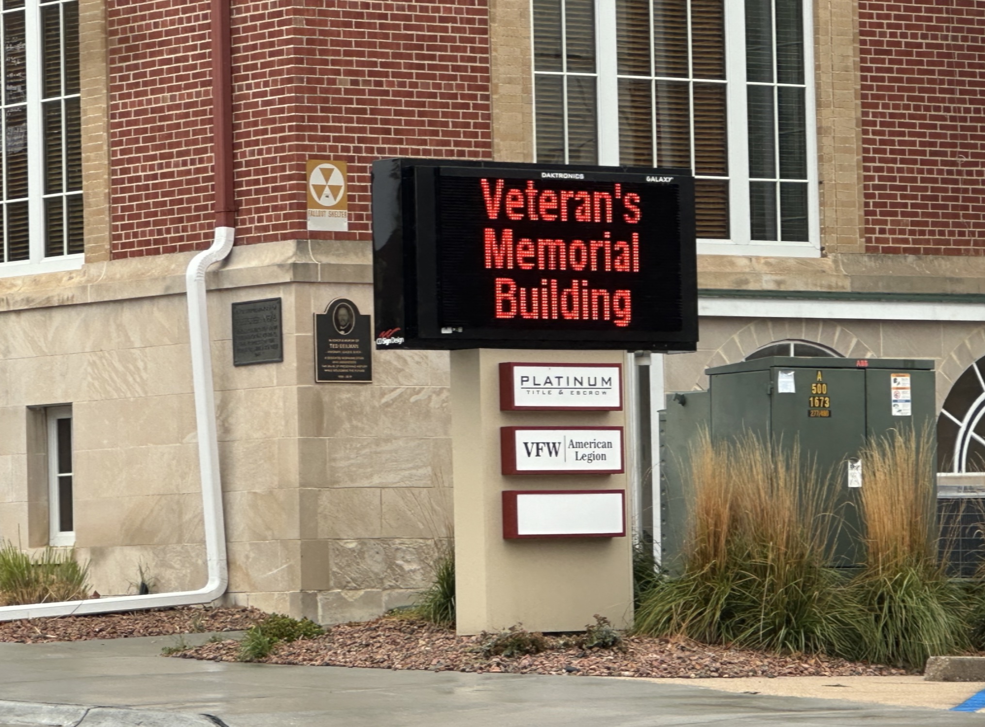 Veterans Memorial Building Project reports revenue