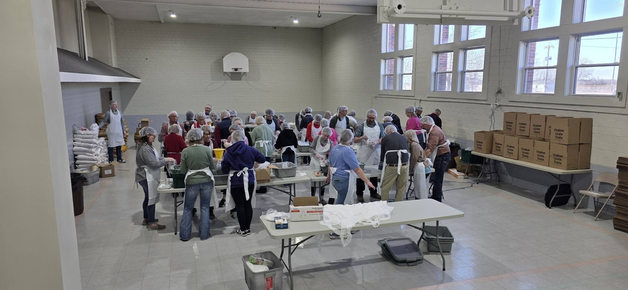 Volunteers Package More Than 19,000 Mercy Meals