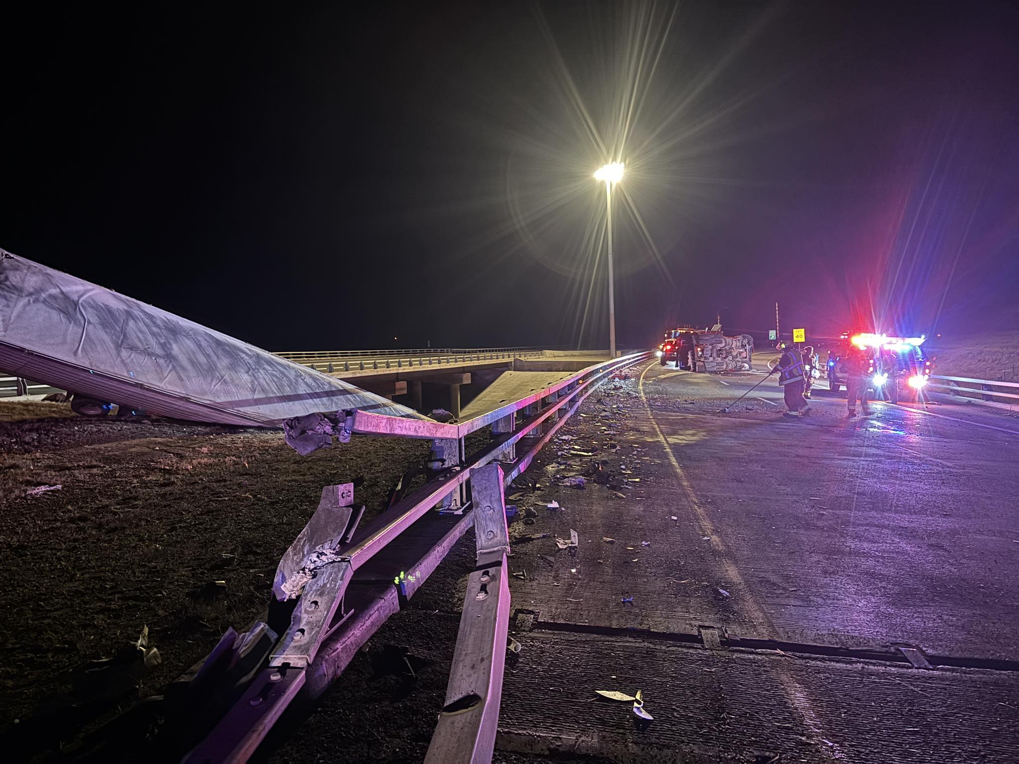 Semi driver seriously injured in rollover crash near Pine Bluffs ...