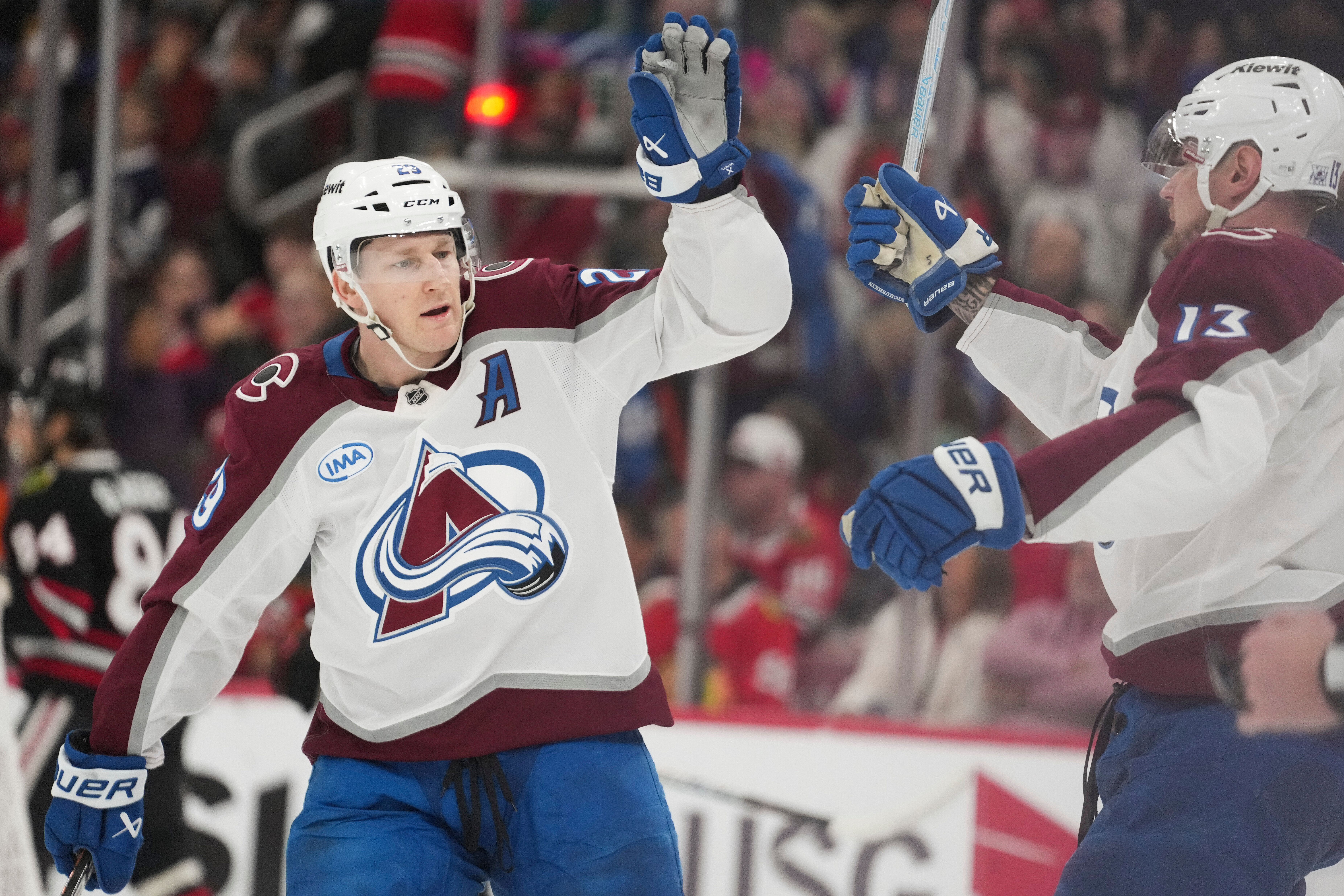 Colorado sports notes: MacKinnon stars as the Avalanche beat the Blackhawks 4-1 to clinch playoff spot