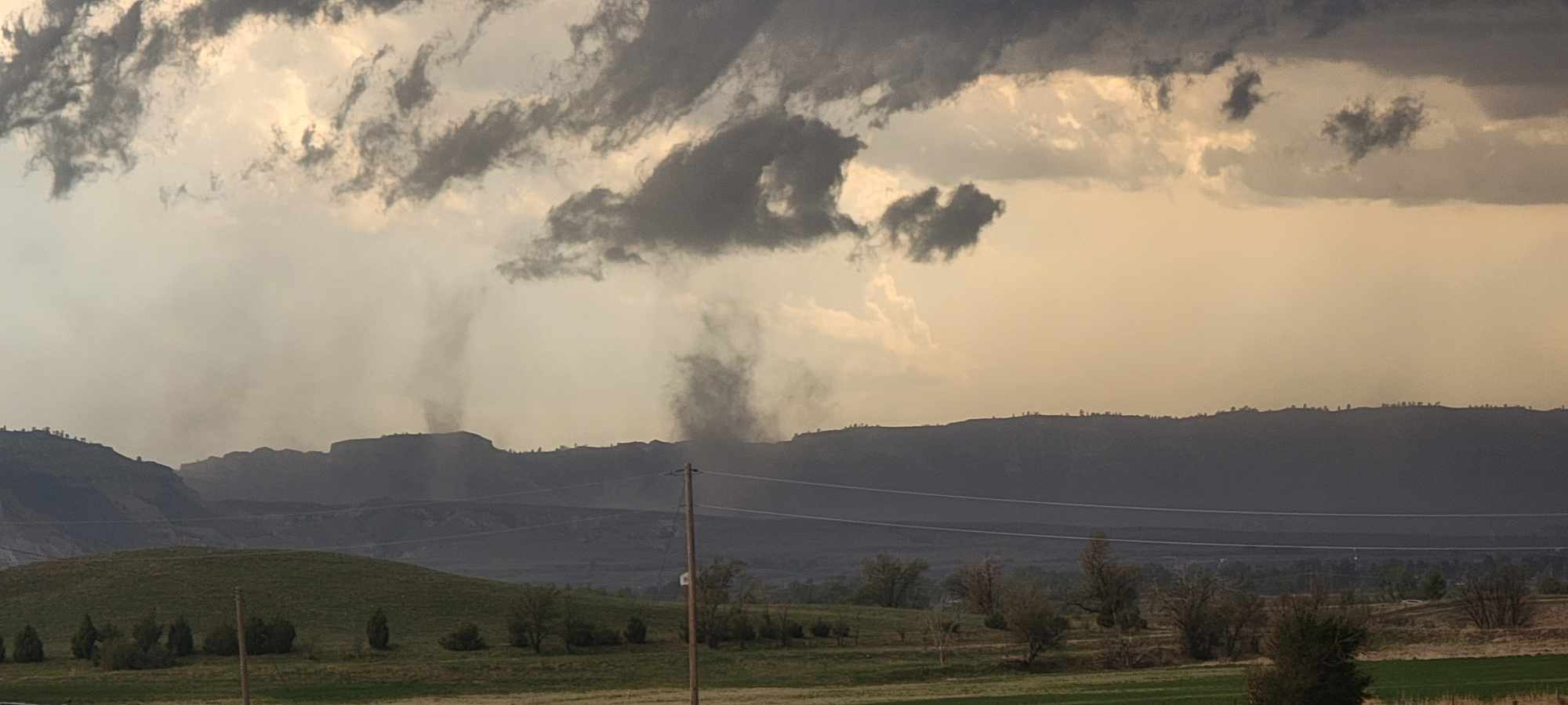Hail, gusty winds and funnel reports accompany severe storms across ...