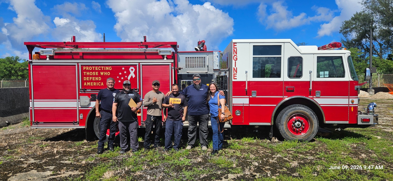 GFD gets new fire engine from Agriculture, federal program 