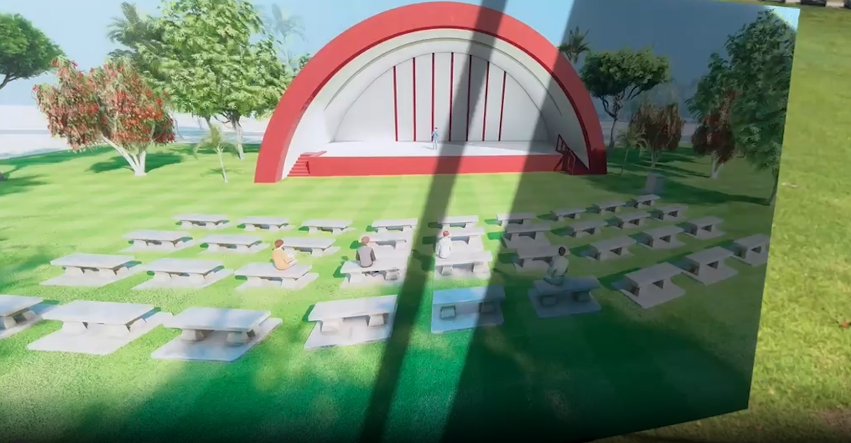 Bench project begins