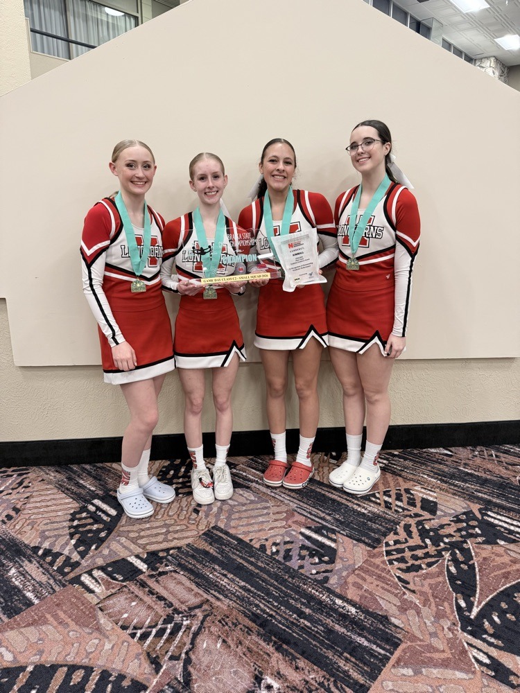 Kimball Cheer Team takes home Championship at State Competition