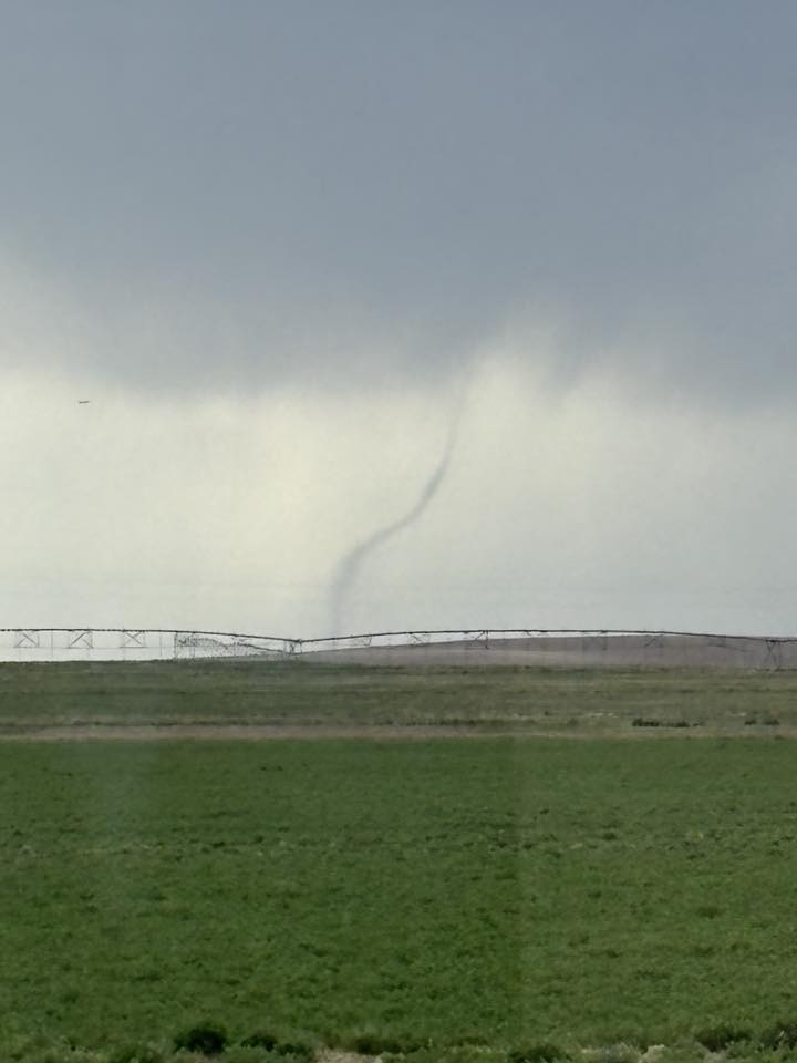 Hail hits Sidney and landspouts spotted near Wyoming-Nebraska border