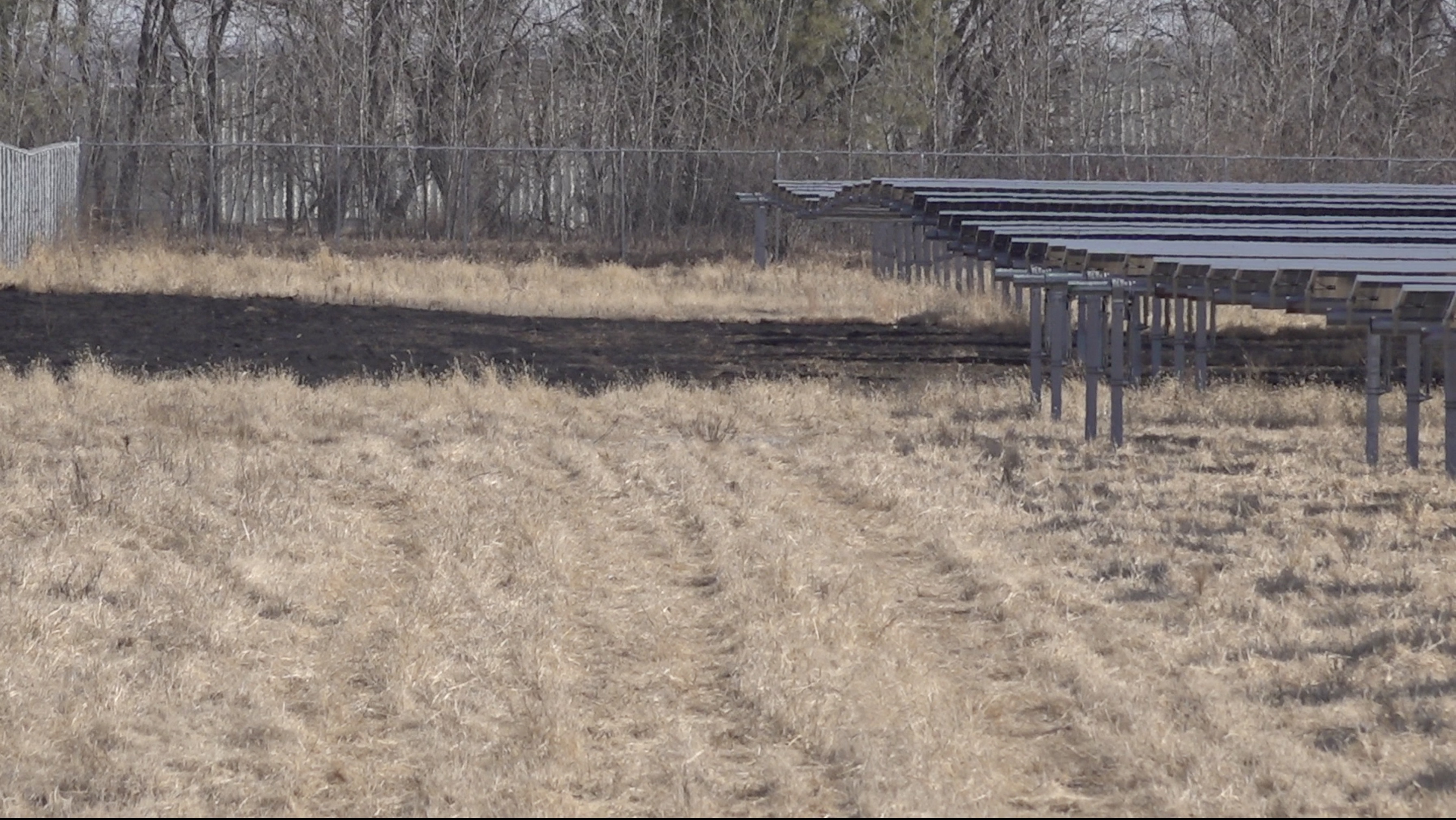 Norfolk solar farm fire quickly extinguished