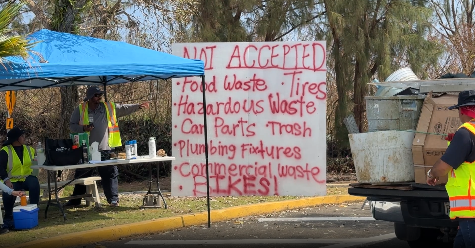 Oka Point disaster debris site closing May 1