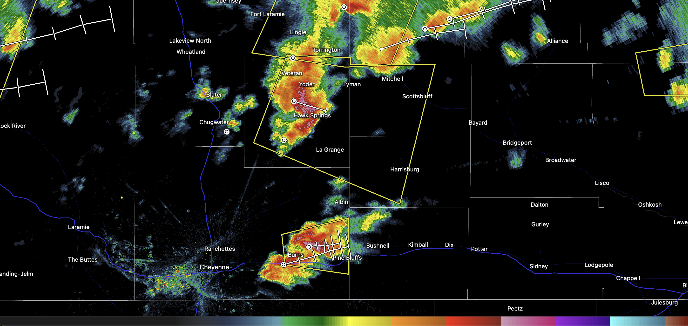 Severe thunderstorms race toward Scottsbluff, Torrington area under tornado watch