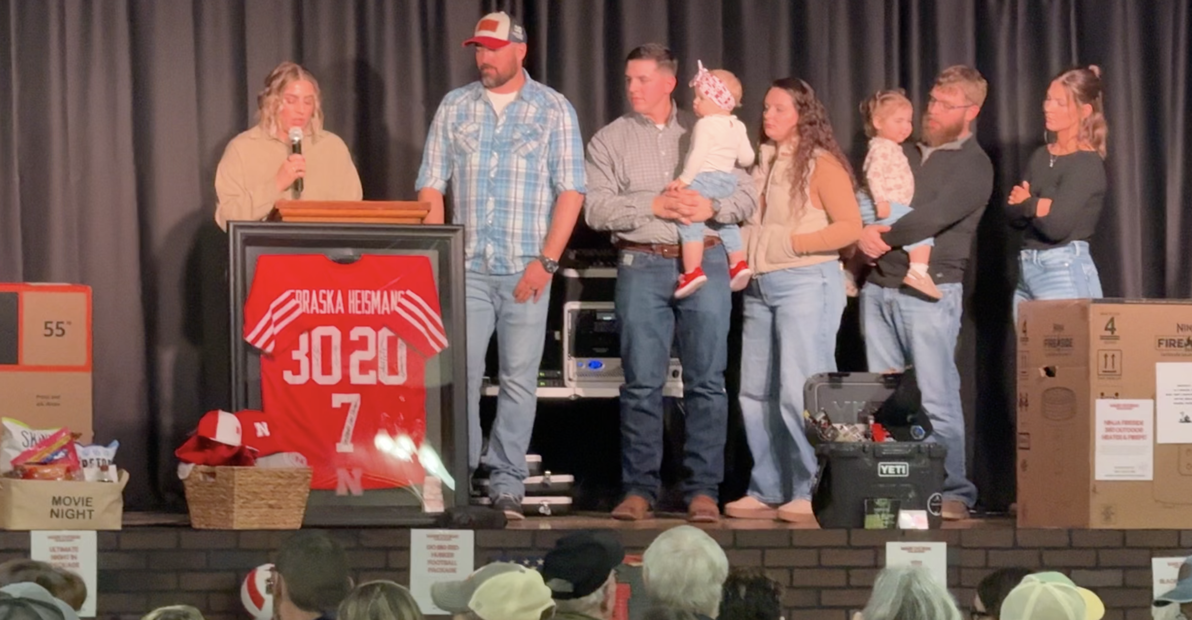 Cheyenne County community shows support for Dvorak family. 