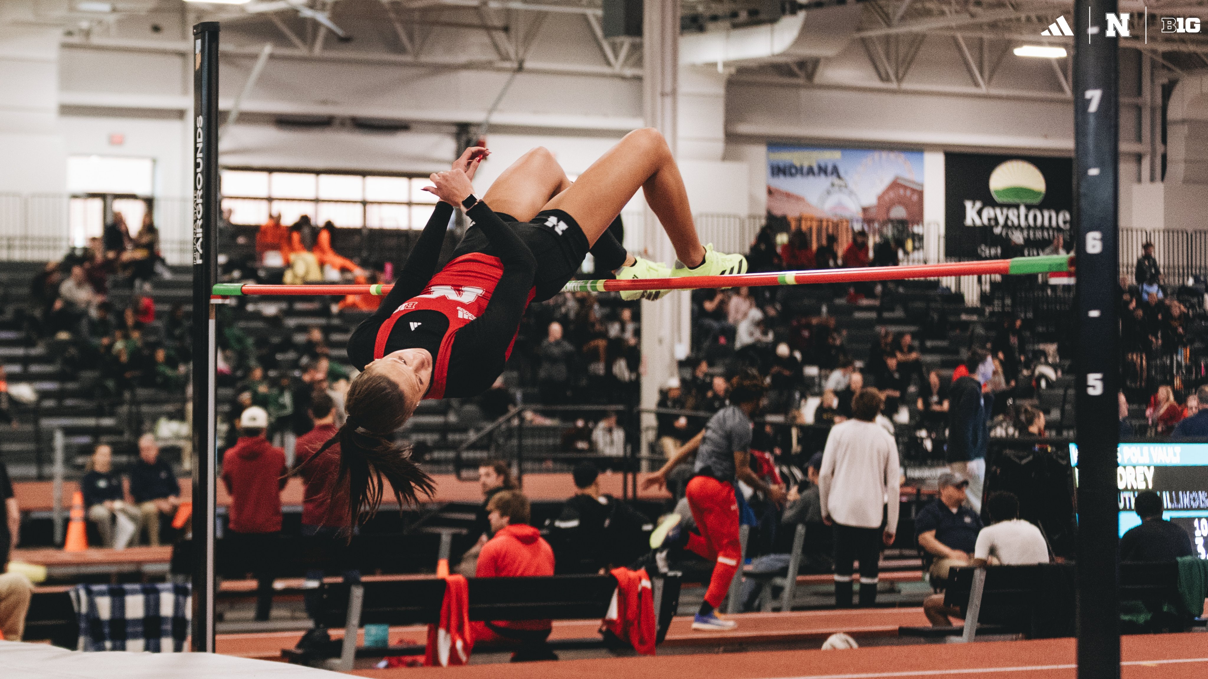 Sidney native Karsyn Leeling wins high jump, moves into Nebraska top six all-time