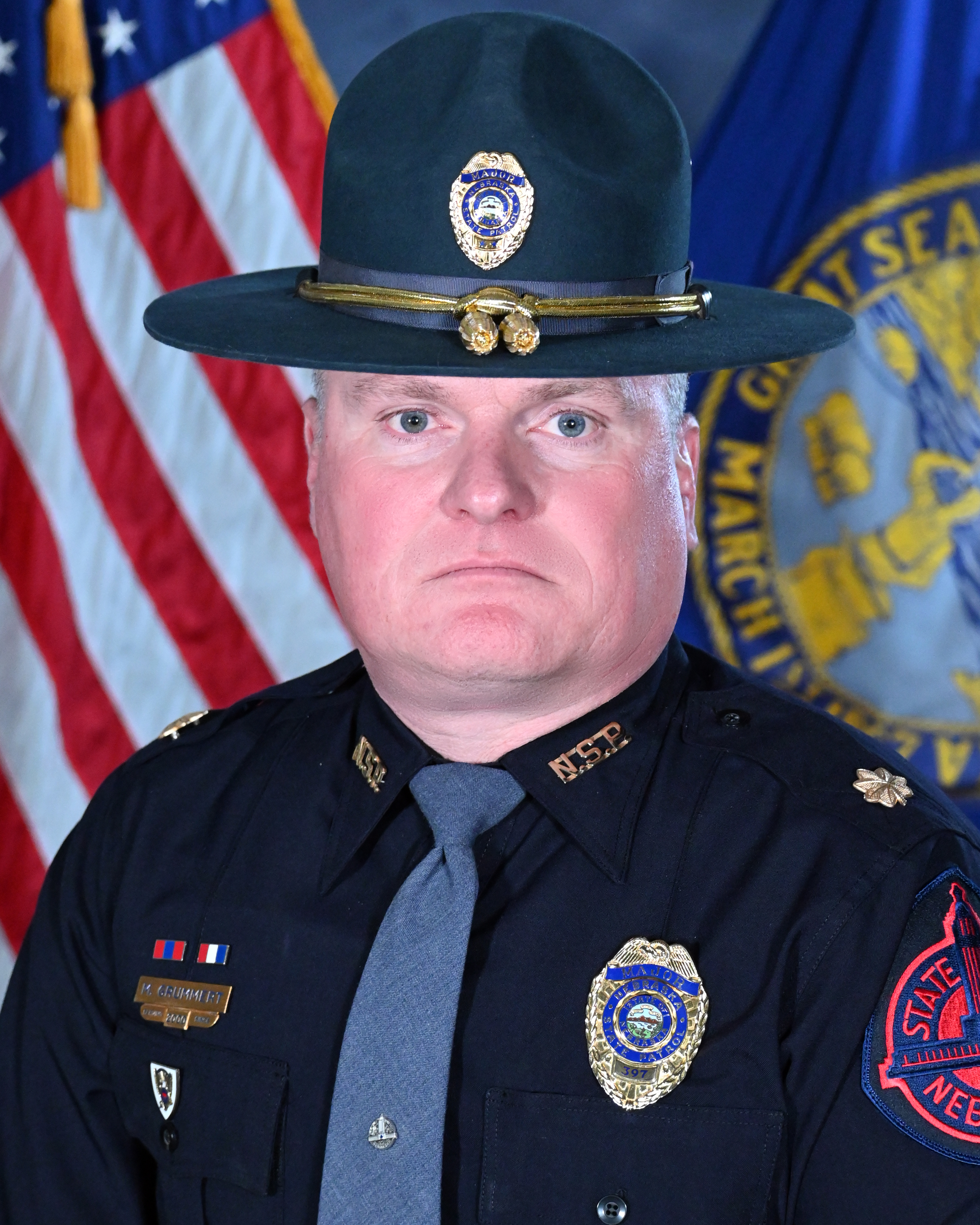 Grummert promoted to major, to lead western operations for Nebraska State Patrol