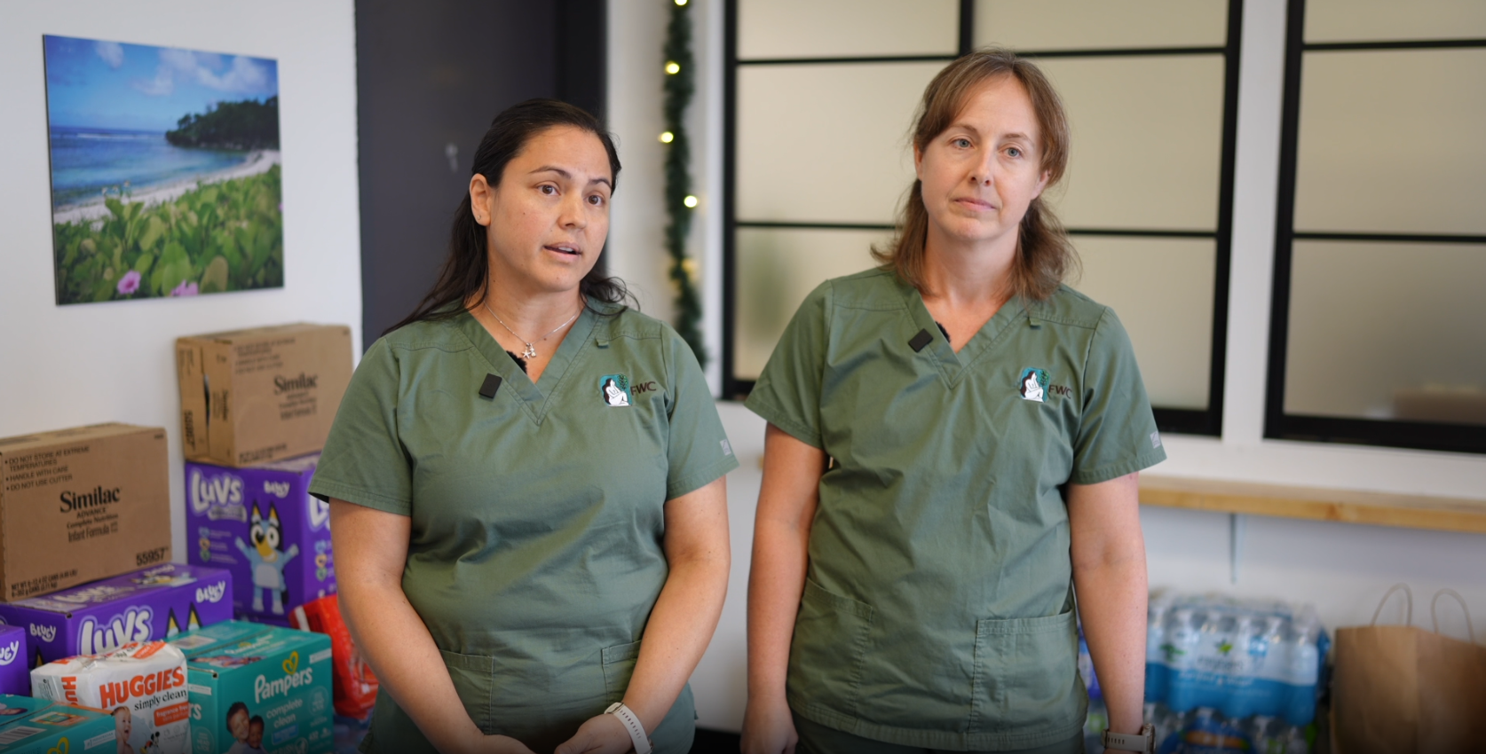 Famalao’an Wellness Center drive supports moms, infants Post-Sinlaku