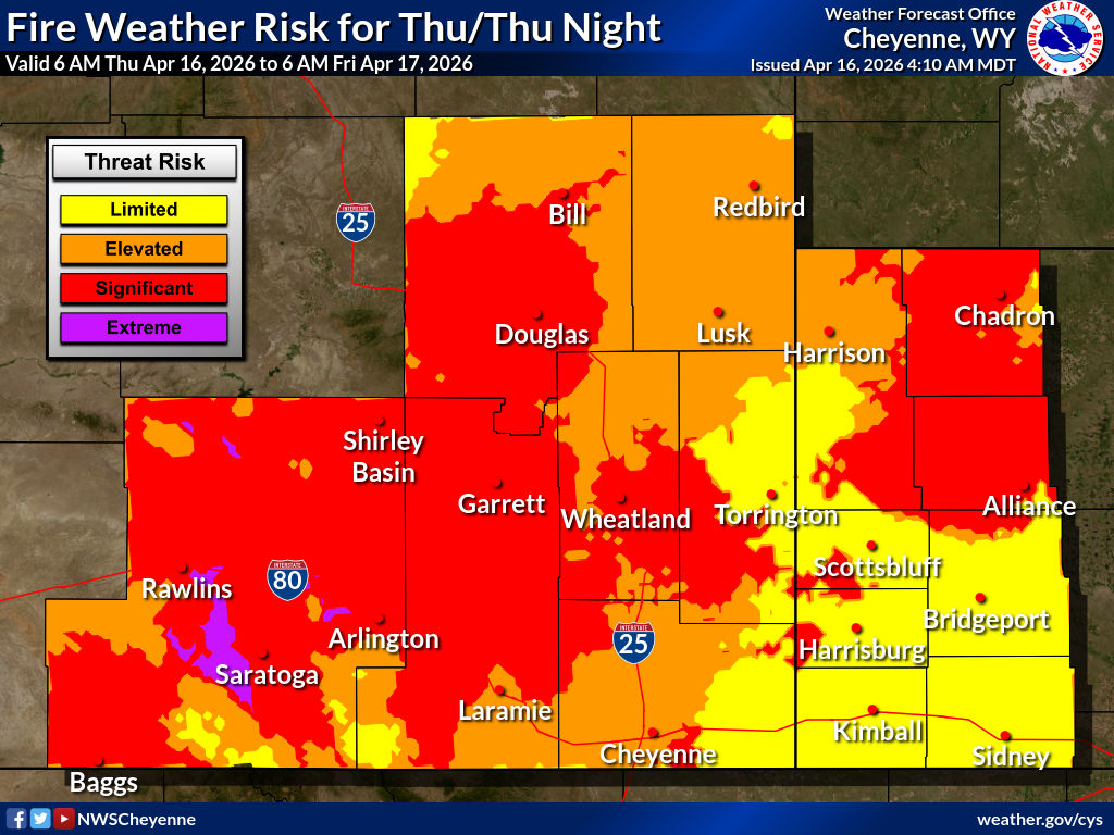 Red Flag Warning issued for Thursday as critical fire conditions ...