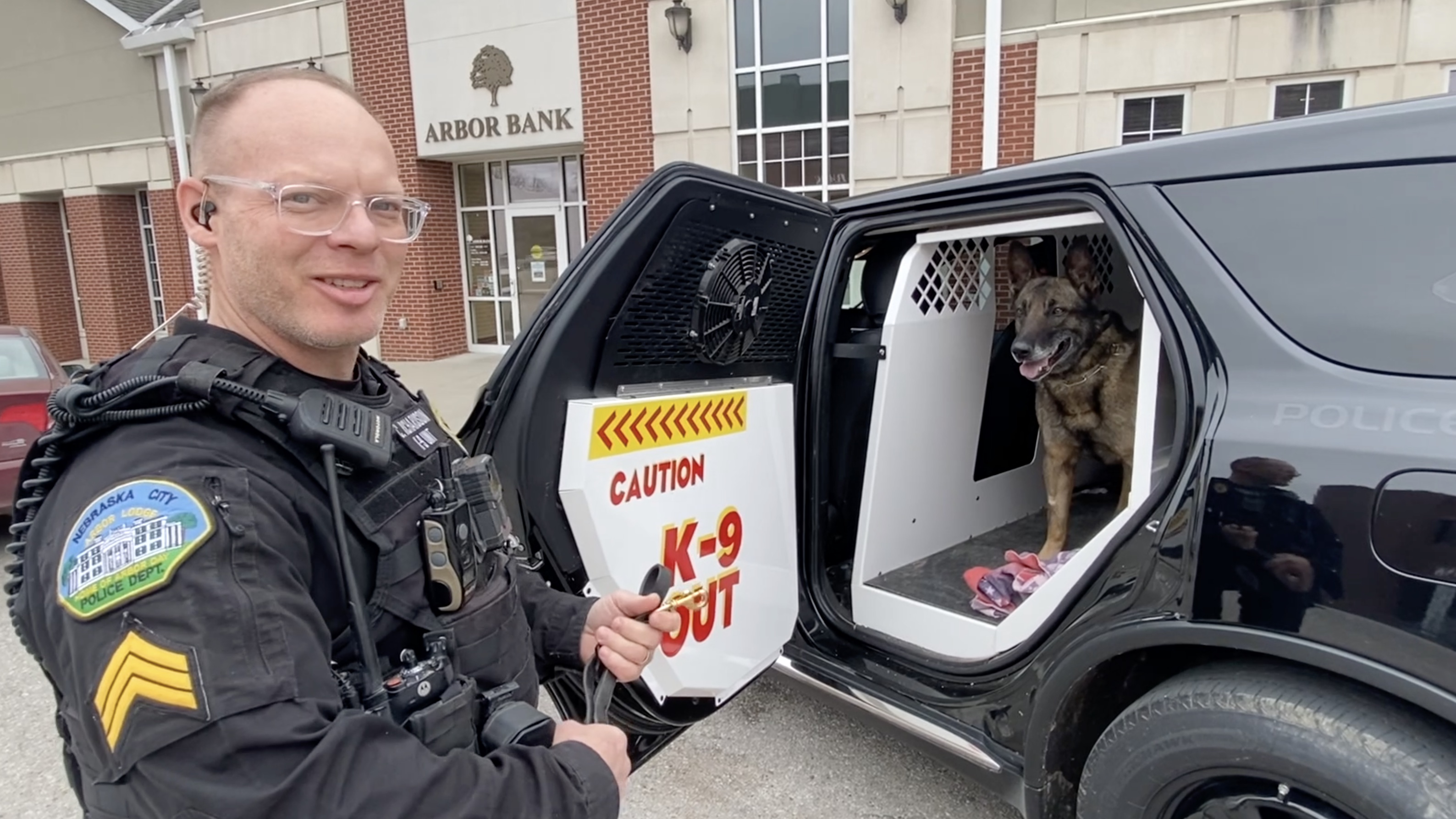 Police hold memorial send-of for K9 Mack